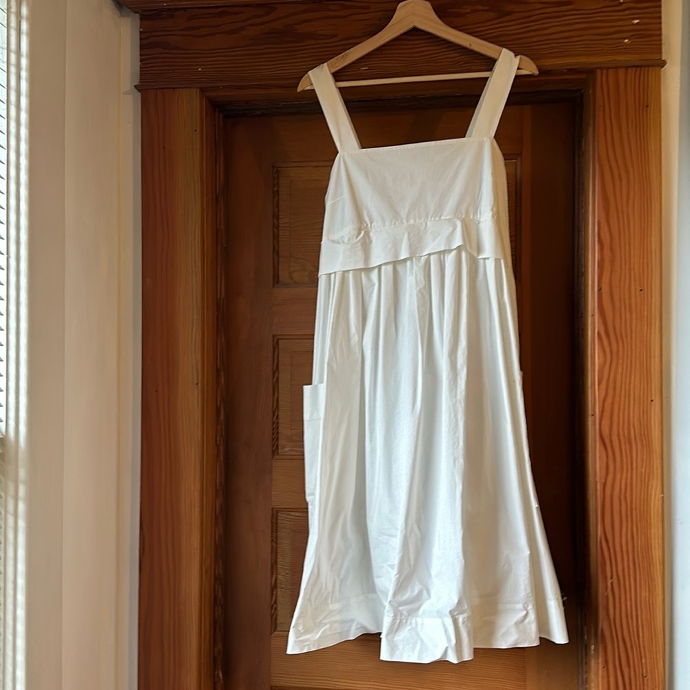 WHiT Poplin White Dress